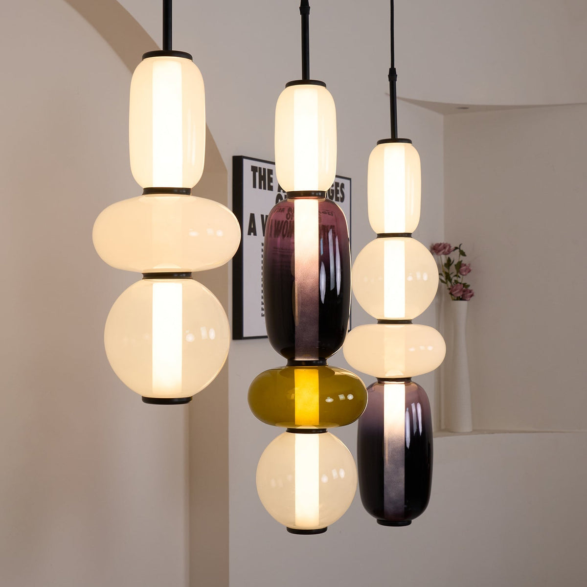 Glass Gradient Pendant Light