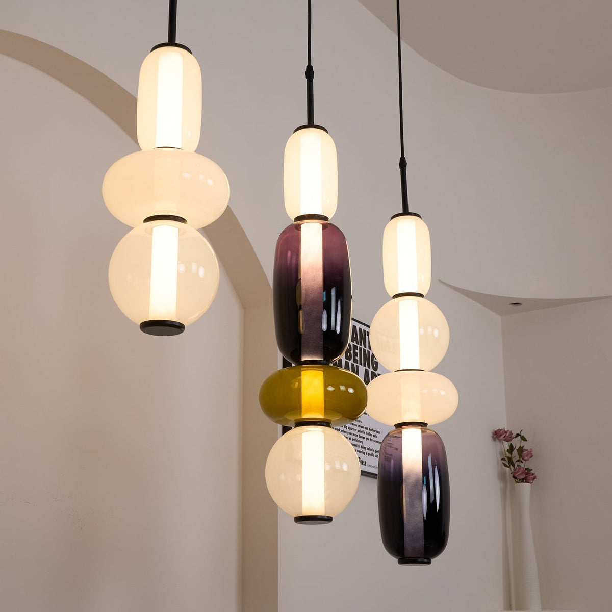 Glass Gradient Pendant Light