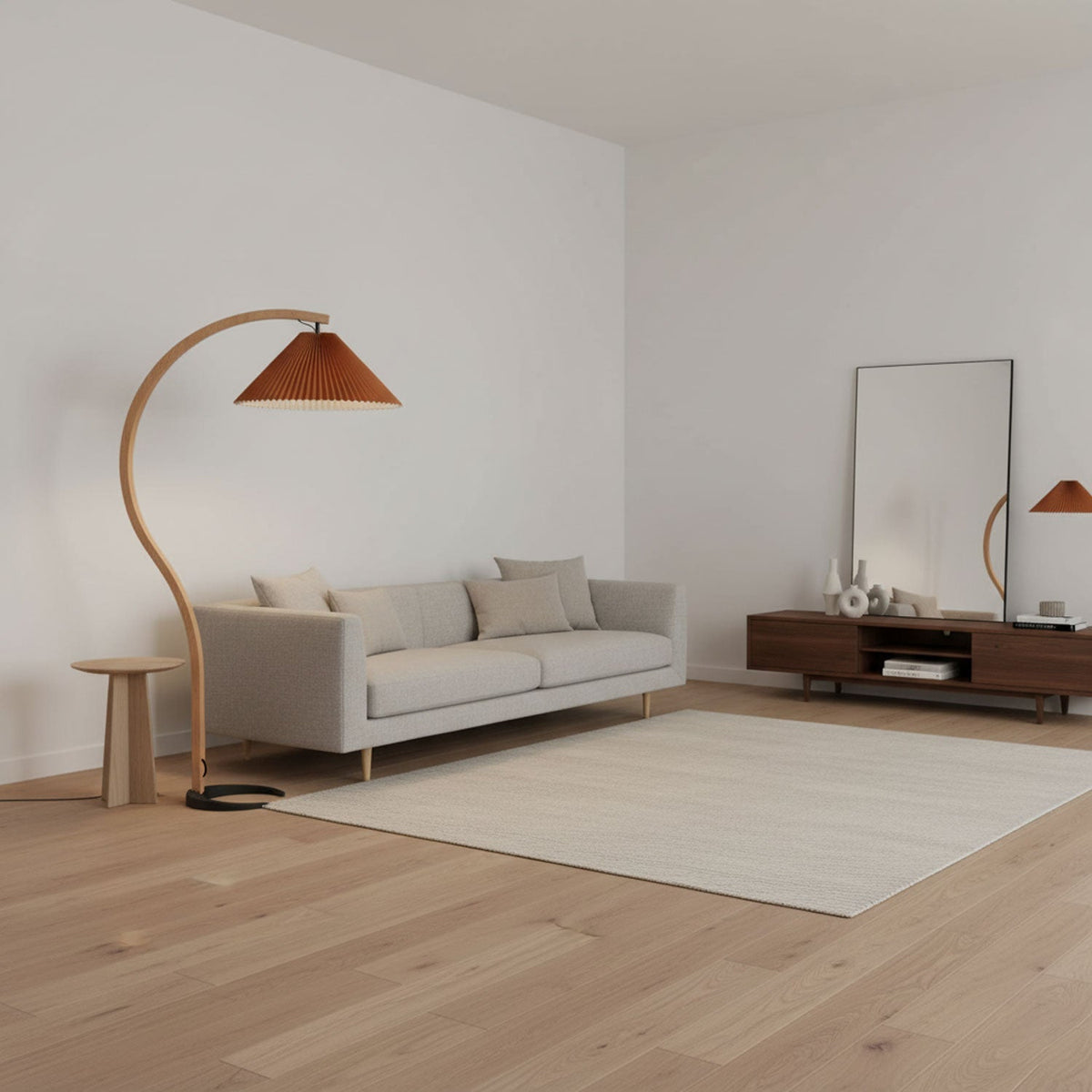 Nordlyn Curved Floor Lamp