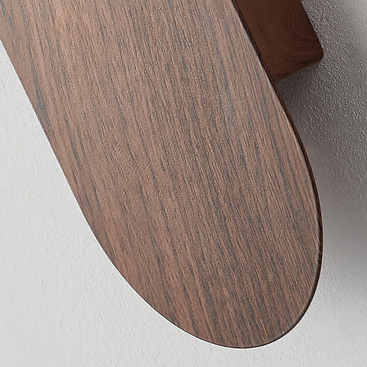 Curved Wood Globe Wall Sconce