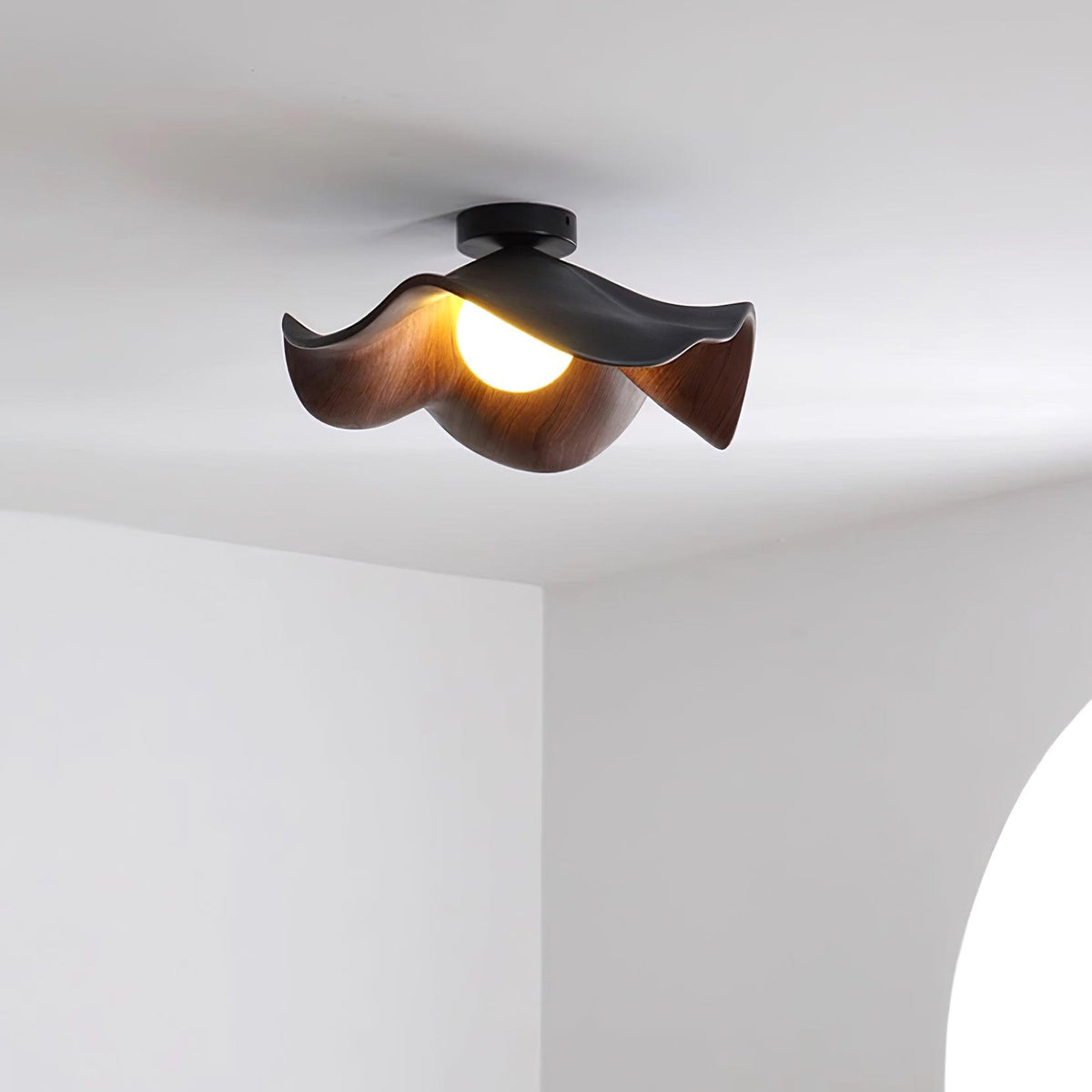 Waveform Ceiling Light