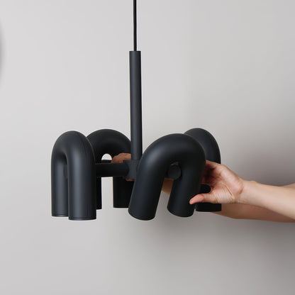 Lunaris Curve Chandelier