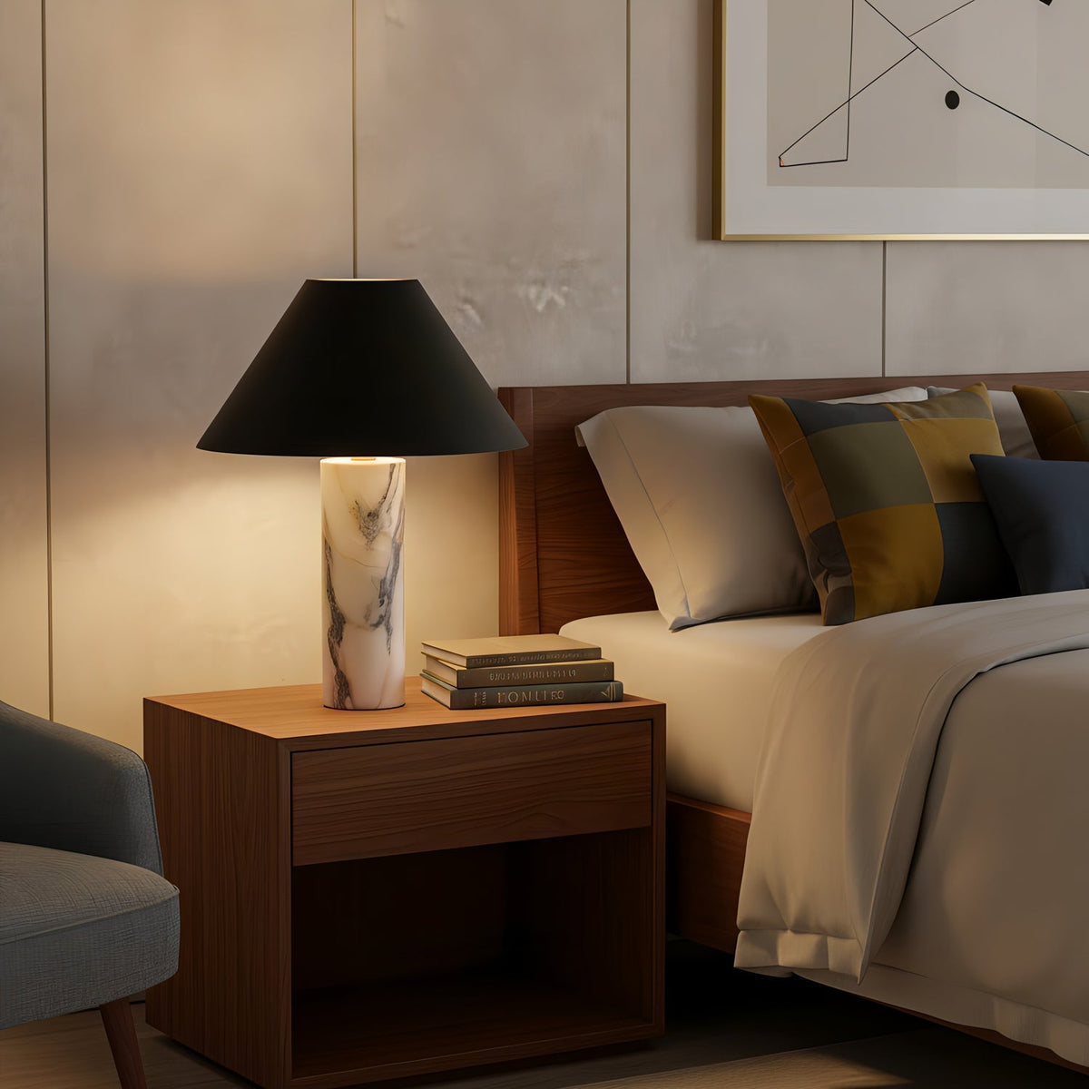 Clario Marble Table Lamp