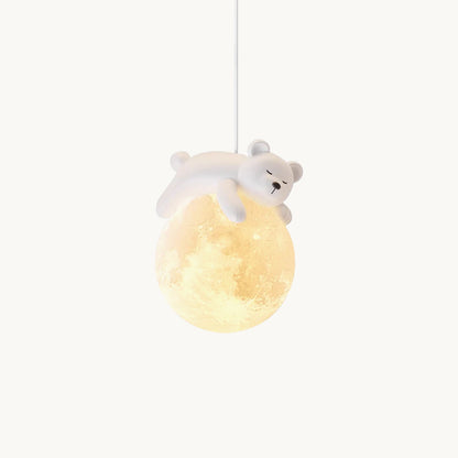 Cream Style Animal Pendant Lamp