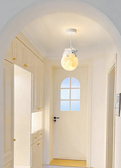 Cream Style Animal Pendant Lamp
