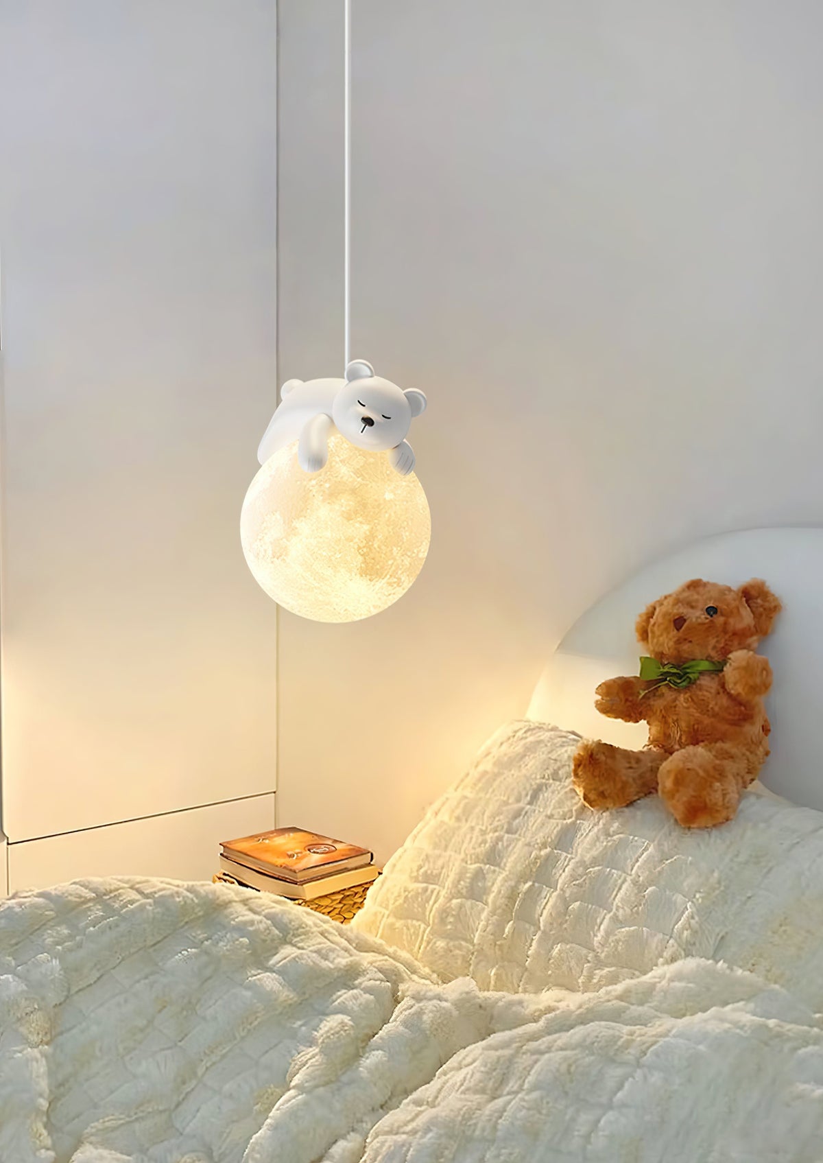 Cream Style Animal Pendant Lamp
