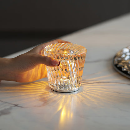 Crystal Diamond Table Lamp (Built-in Battery)