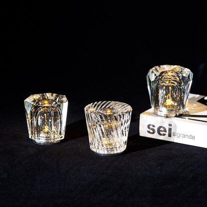Crystal Diamond Table Lamp (Built-in Battery)