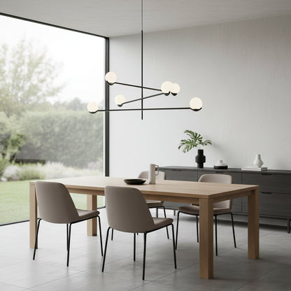 Sleek Multi Head Pendant Light