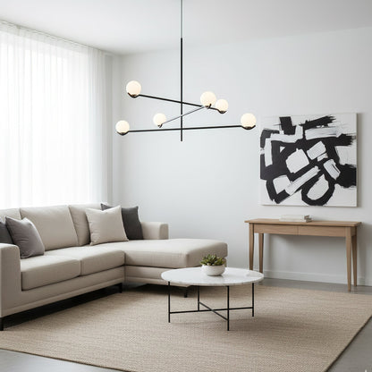 Sleek Multi Head Pendant Light