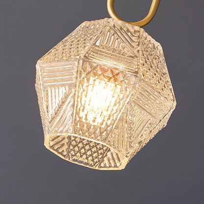 Art Deco Diamond Glass Ceiling Light