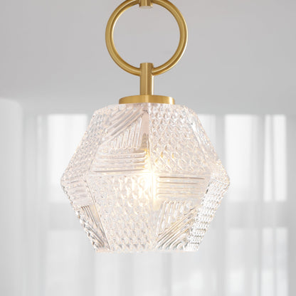 Art Deco Diamond Glass Ceiling Light