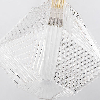 Art Deco Diamond Glass Ceiling Light