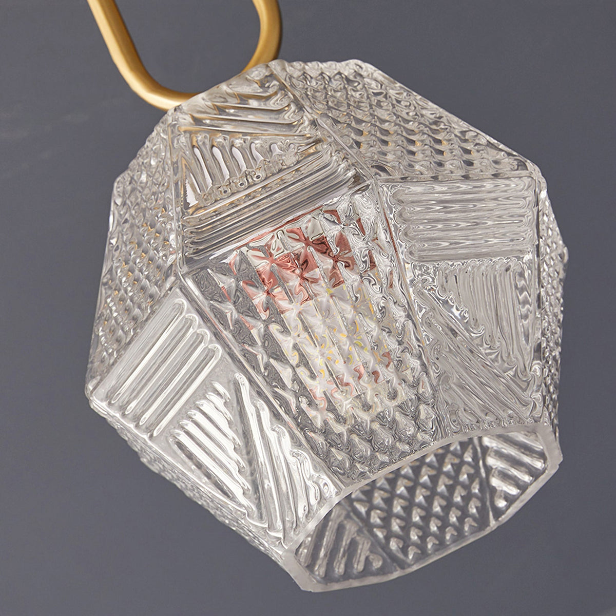 Art Deco Diamond Glass Ceiling Light