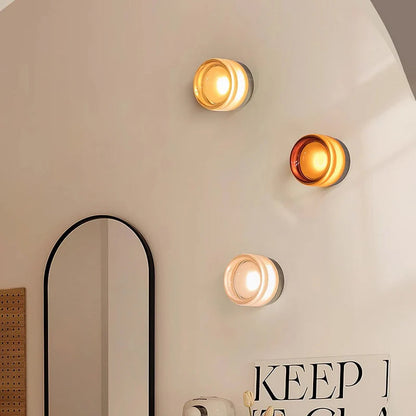 Original Dimple Glass Sconce Light