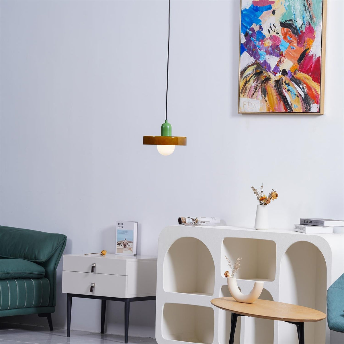 Disc Orb Pendant Light