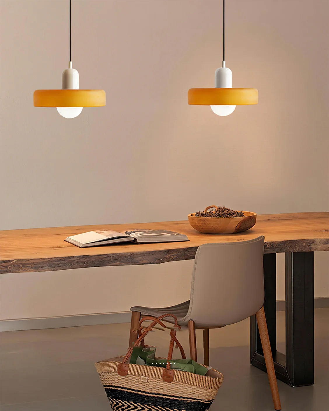 Disc Orb Pendant Light