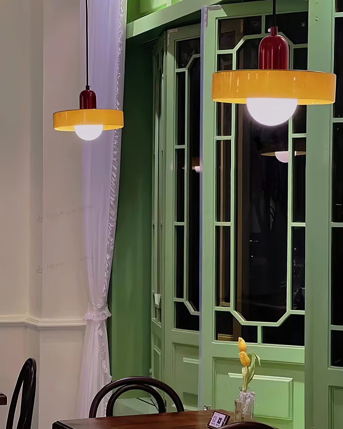 Disc Orb Pendant Light