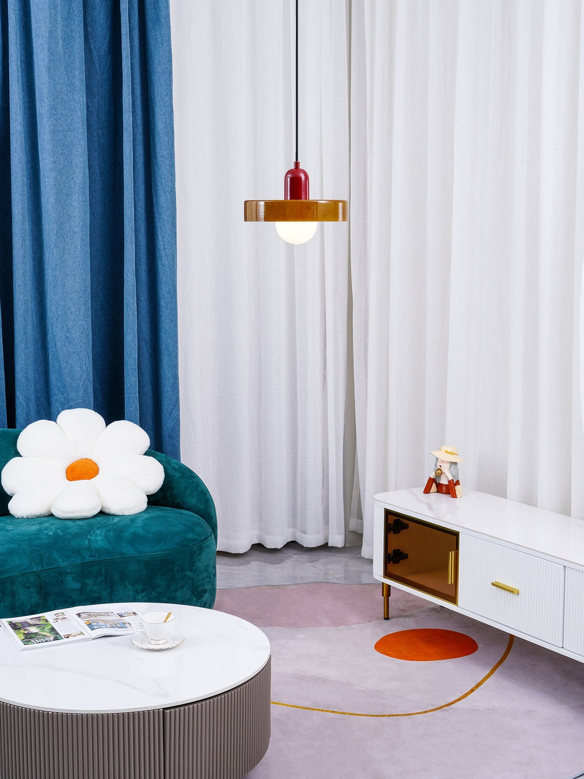 Disc Orb Pendant Light