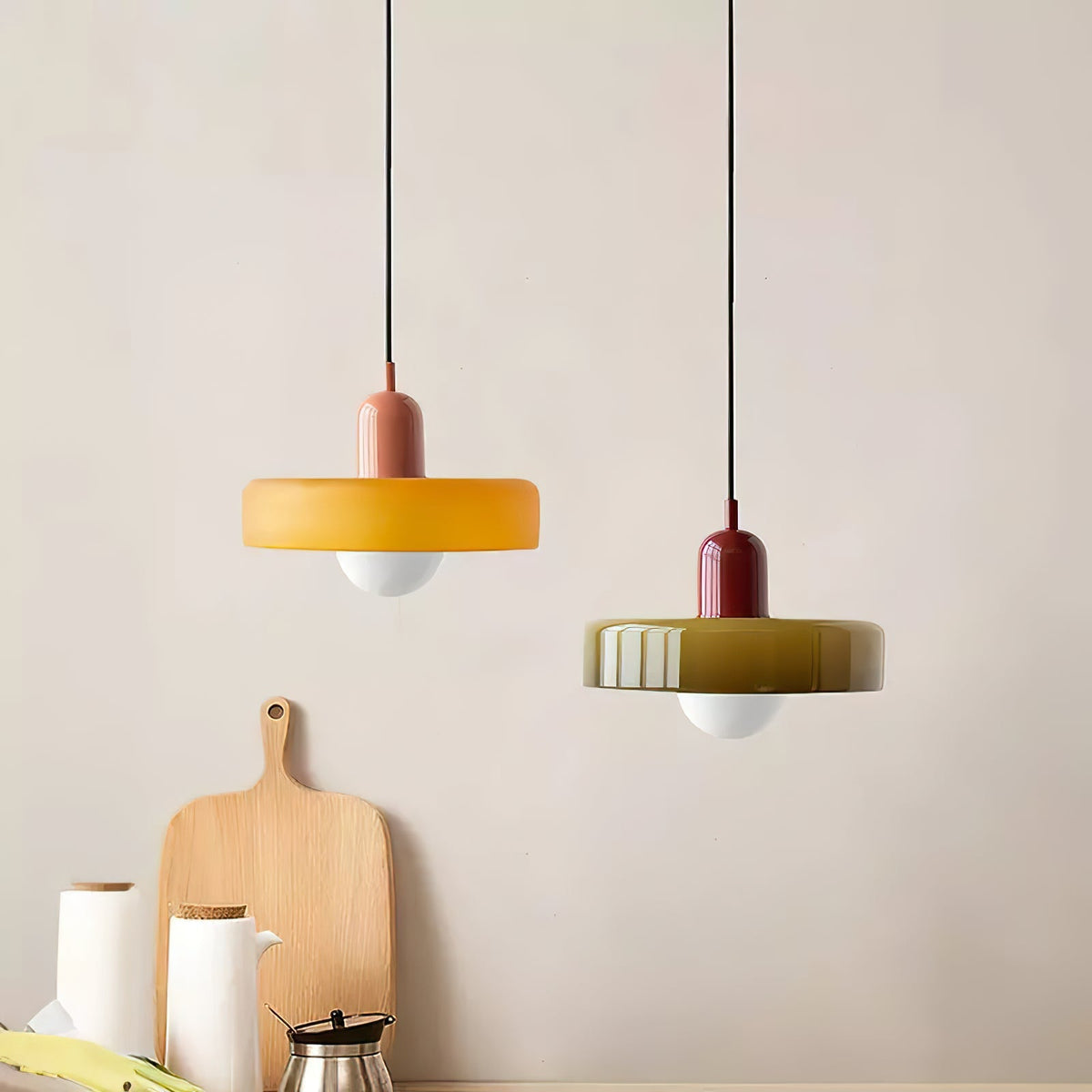 Disc Orb Pendant Light