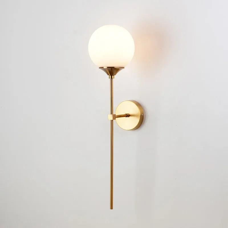 Glasora Nordic Glass Globe Wall Light