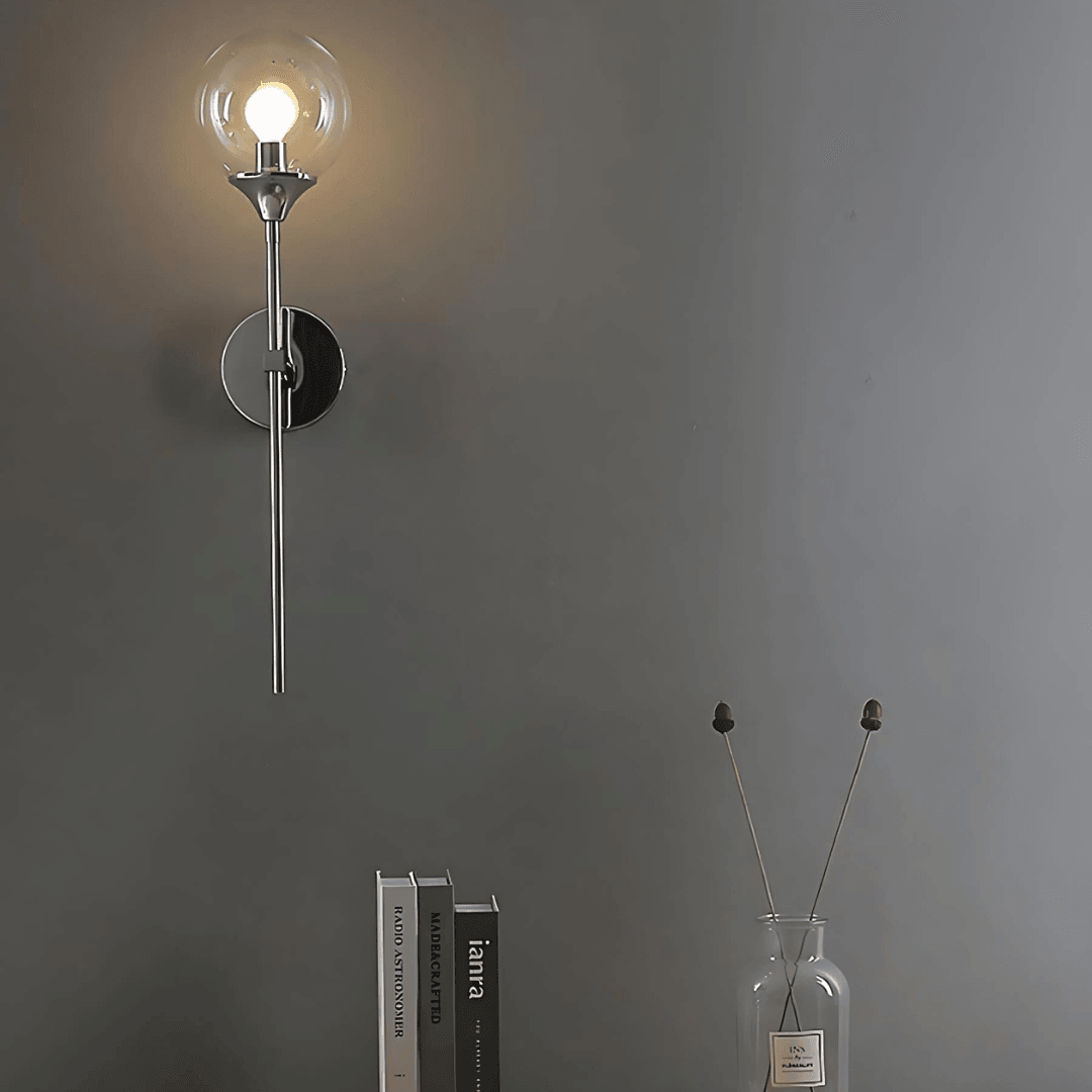 Glasora Nordic Glass Globe Wall Light