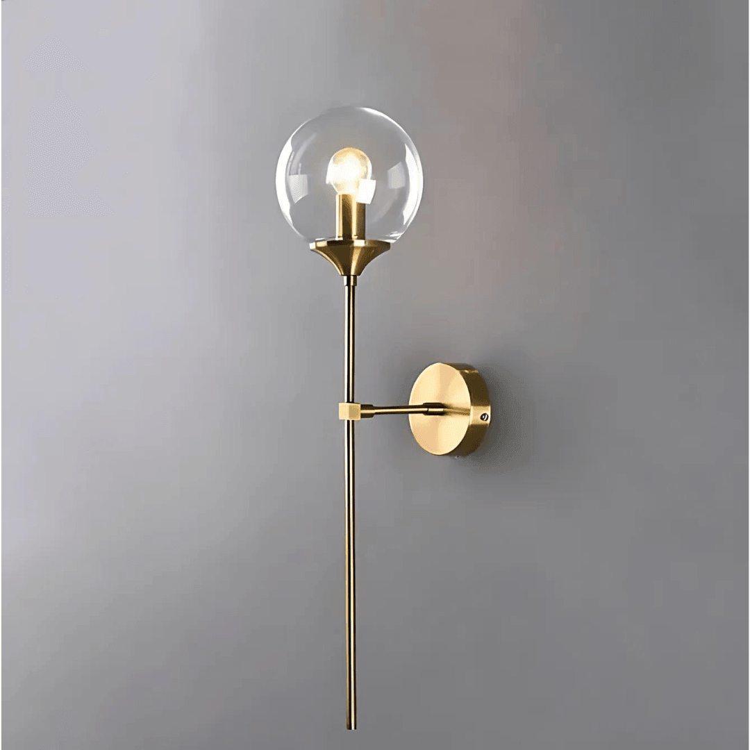 Glasora Nordic Glass Globe Wall Light