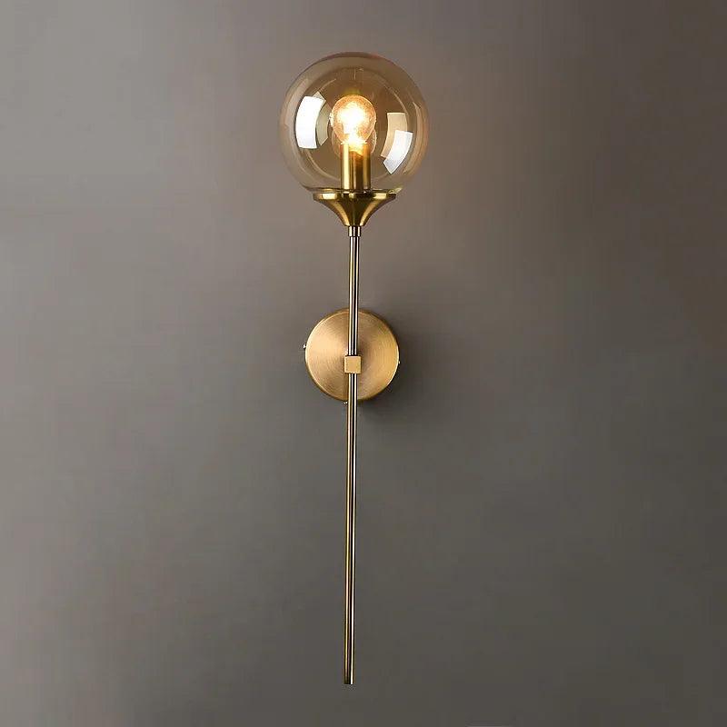 Glasora Nordic Glass Globe Wall Light