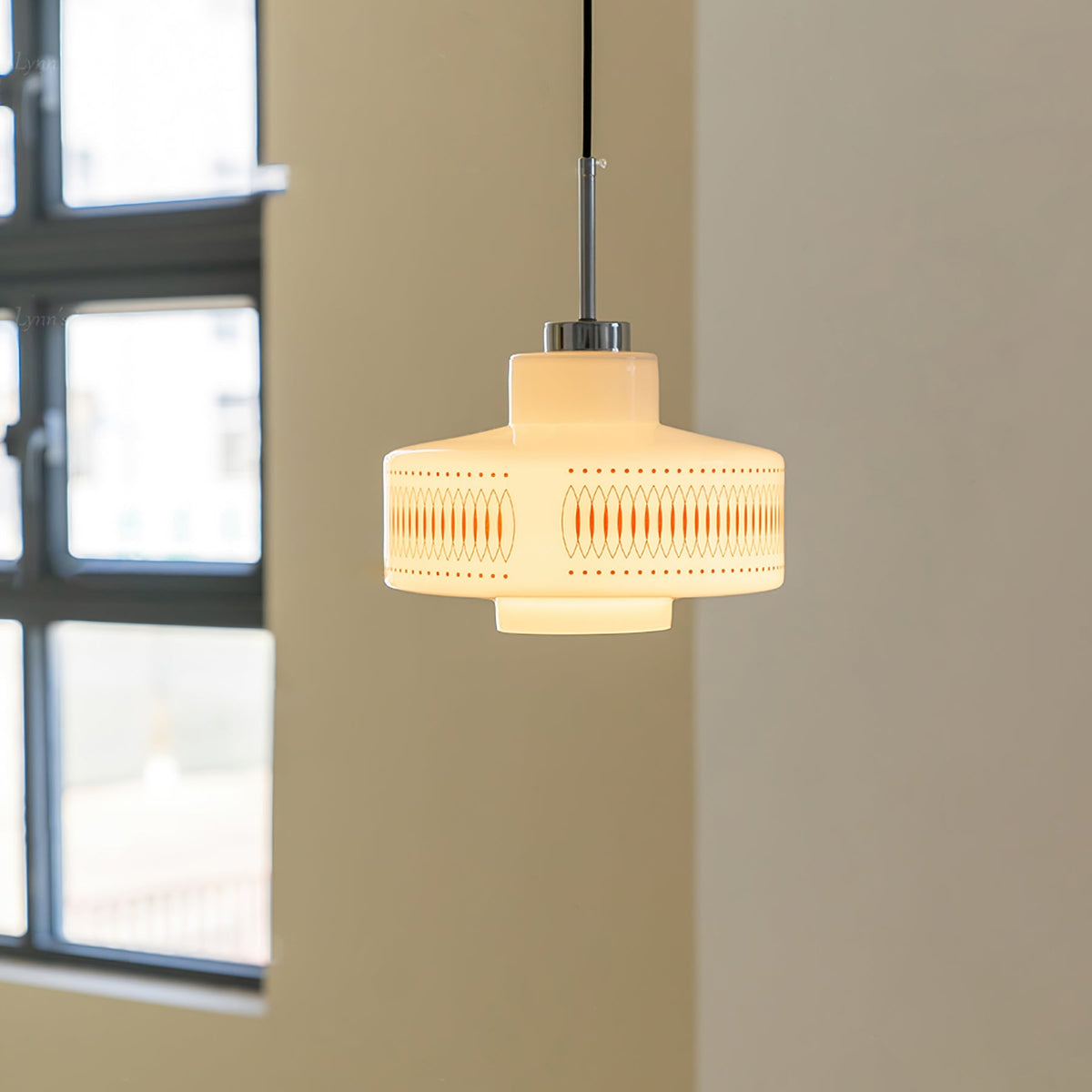 Geometric Retro Pendant Light