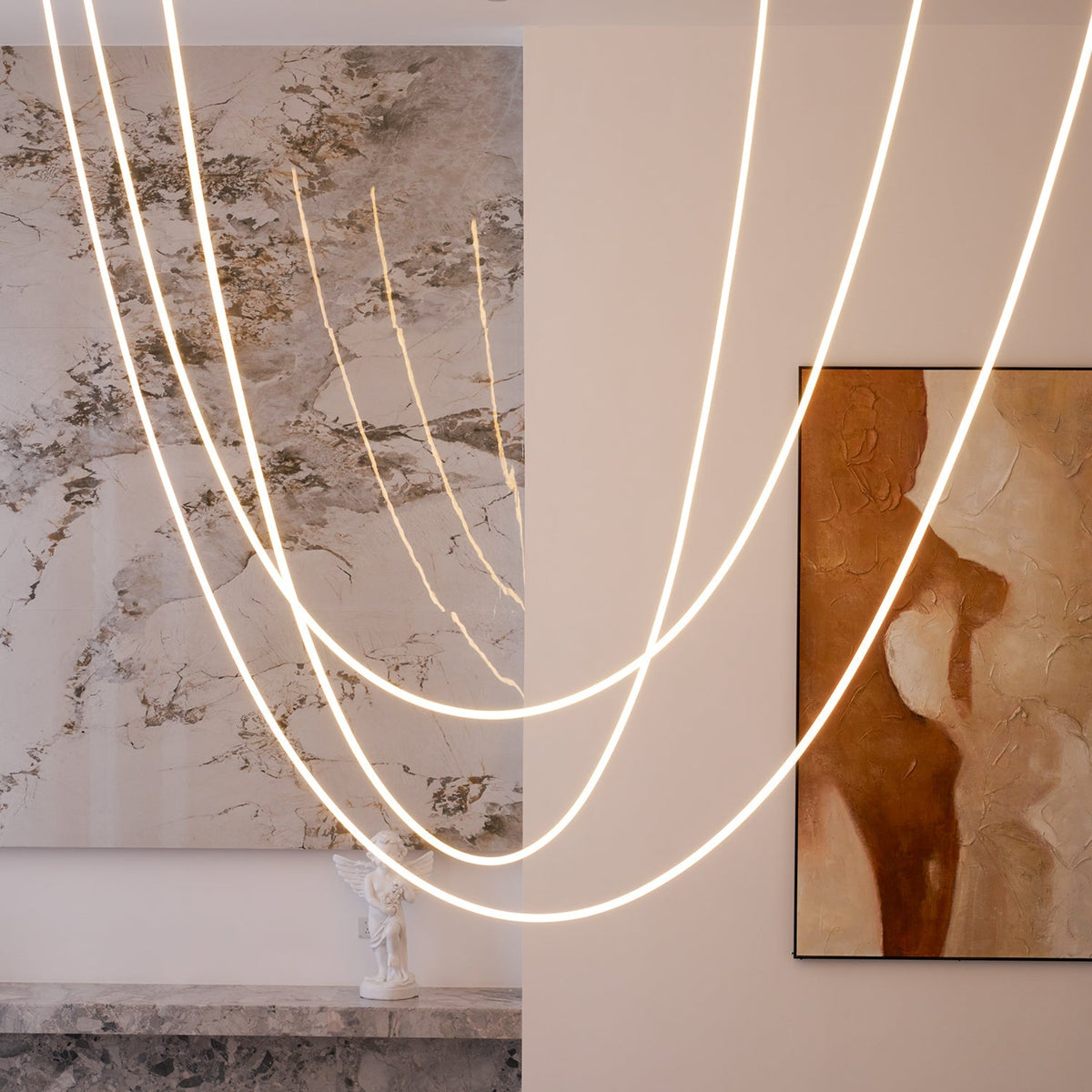 Flexible LED Pendant Ceiling Light