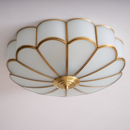 Flower Glass Recessed Ceiling Light