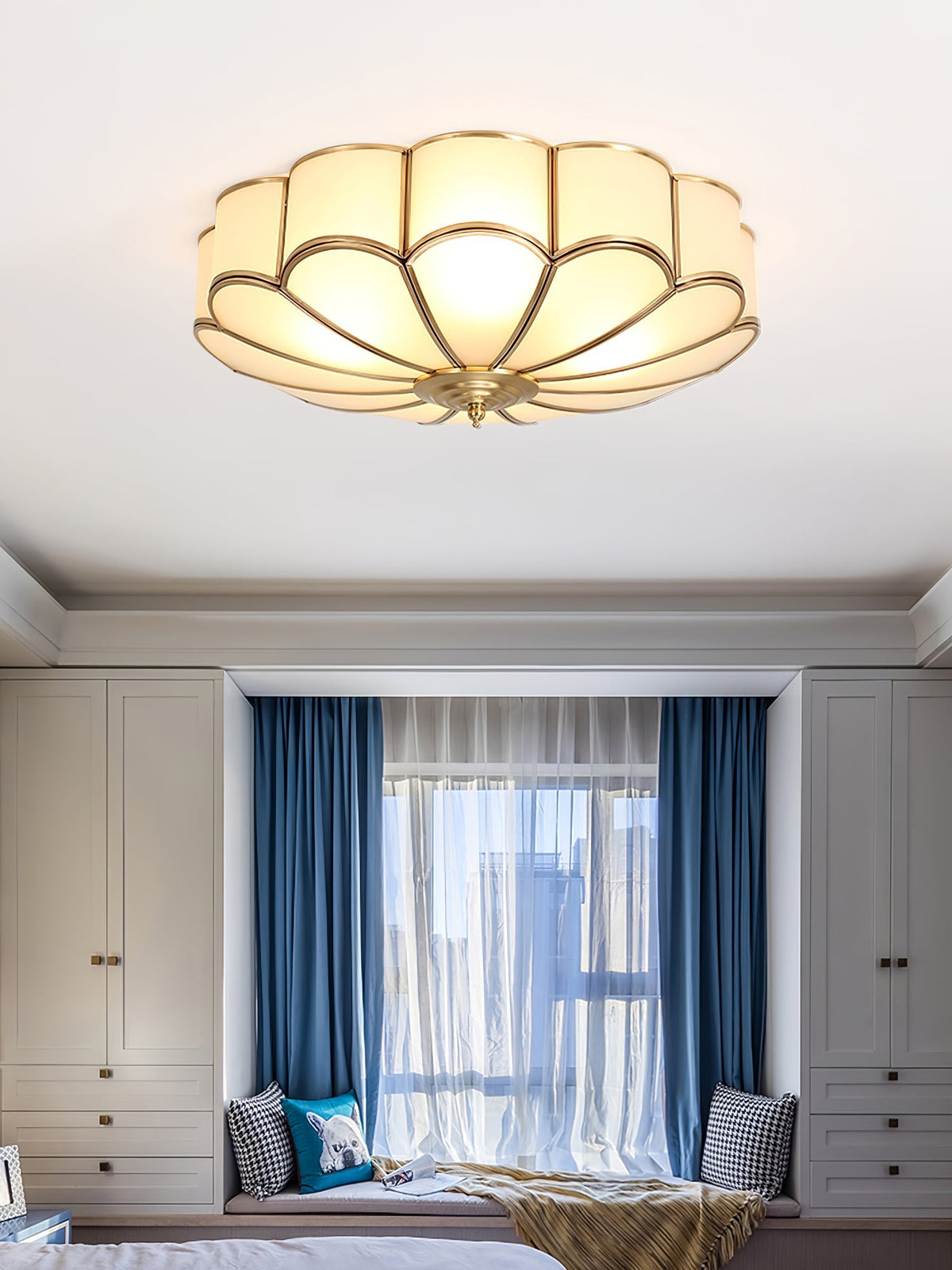 Flower Glass Recessed Ceiling Light