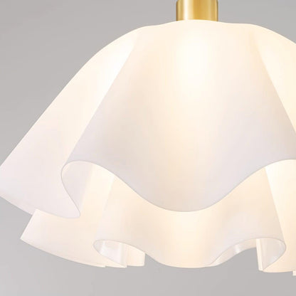Ruffle Bloom Ceiling Light