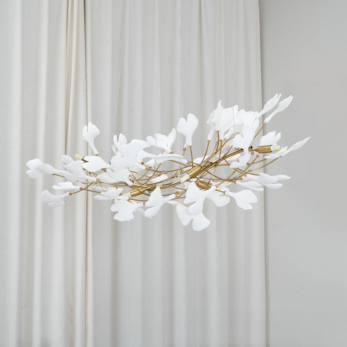 Modern Gingko Leaf Chandelier