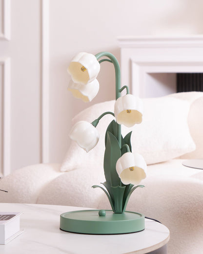 Green Lily Table Lamp