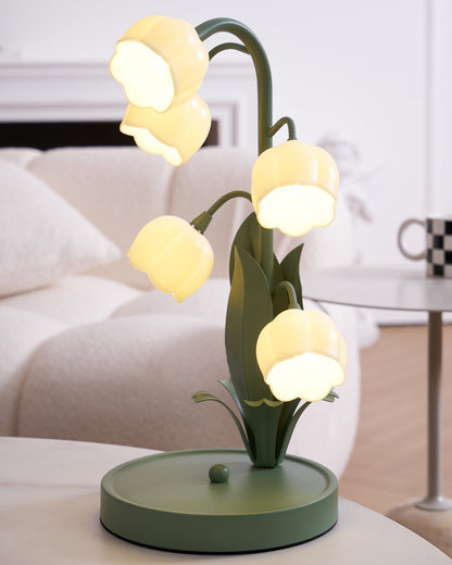 Green Lily Table Lamp
