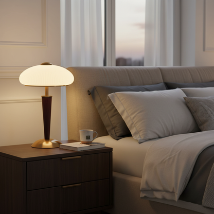 Modern Mid-Century Dome Table Lamp