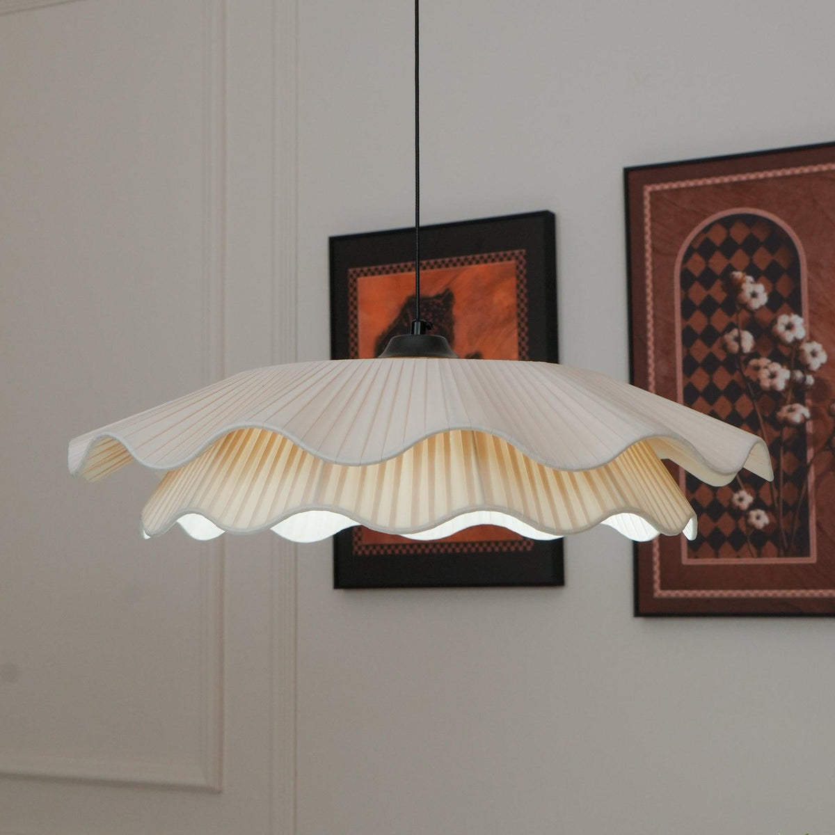 Velora Pleated Pendant Light