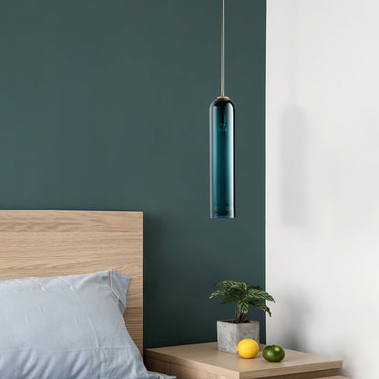 Long Tube Glass Pendant Lamp
