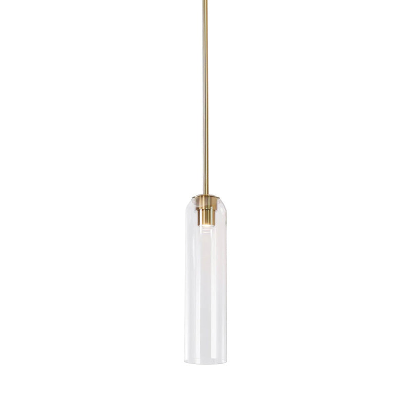 Long Tube Glass Pendant Lamp