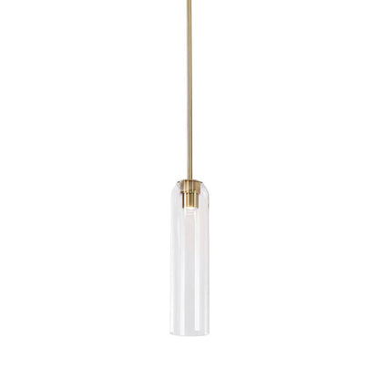 Long Tube Glass Pendant Lamp