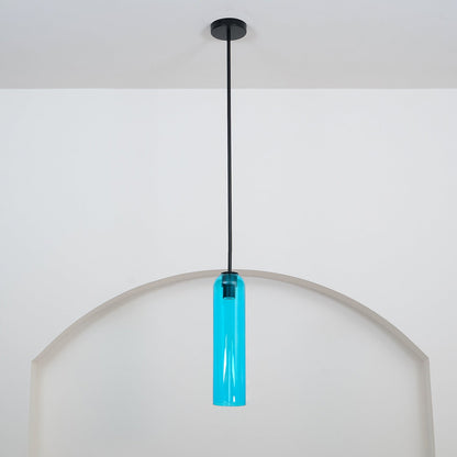 Long Tube Glass Pendant Lamp