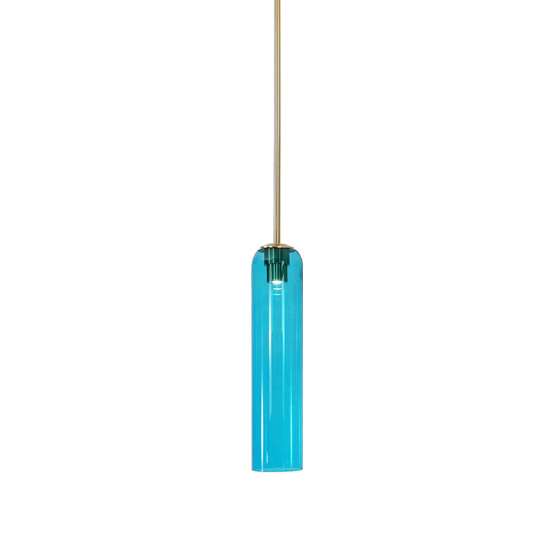 Long Tube Glass Pendant Lamp