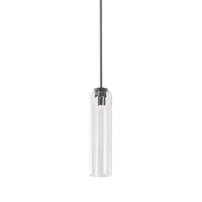 Long Tube Glass Pendant Lamp