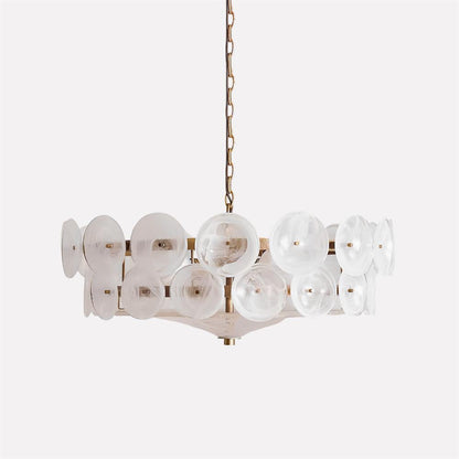Glass Disc Chandelier