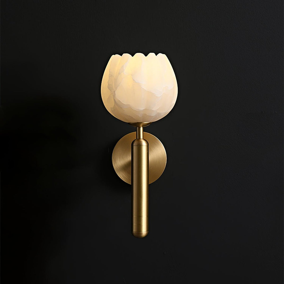 Flora Brass Wall Lamp