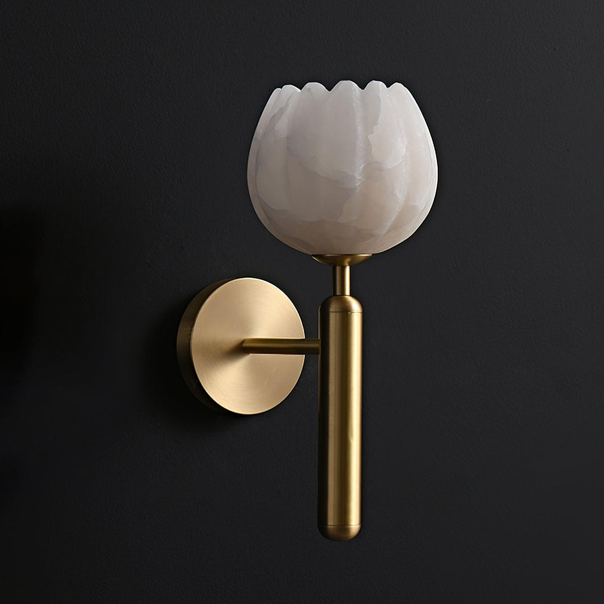 Flora Brass Wall Lamp