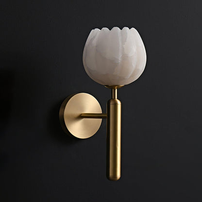 Flora Brass Wall Lamp