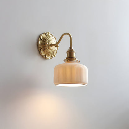 Bravelle Brass Ceramic Wall Light