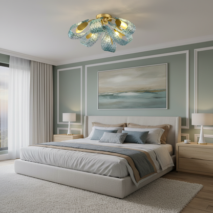 Mocenigo Azure Ceiling Light